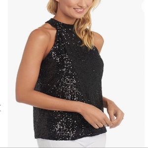 NEW! Cable & Gauge Sequin Halter Top Size Medium